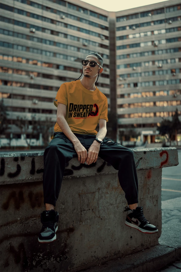 Dripped In Sweat — Streetwear Heavyweight Tee | Dripped in Sweat