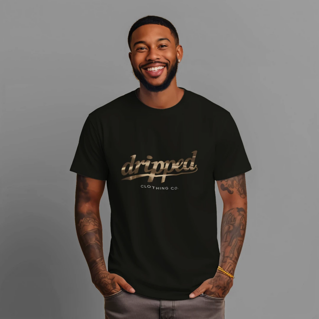 Dripped Monogram — Streetwear Heavyweight Tee | Dripped Clothing Co.