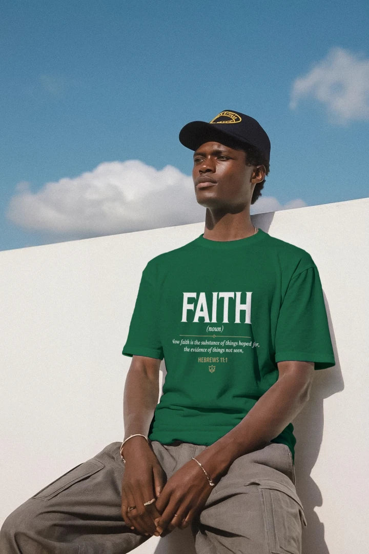 Faith — Streetwear Heavyweight Tee | Dripped in Grace